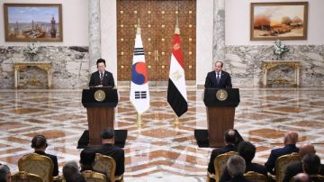 الرئيس السيسي يوجه دعوة للشركات الكورية لتوسيع استثماراتها بمصر .. ويؤكد: شراكتنا تعاونية شاملة