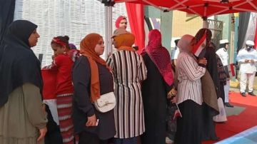 المرأة في مقدمة صفوف الناخبين في منطقة الهرم