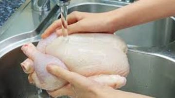 غسل الدجاج قبل الطهي.. عادة خطيرة قد تنشر البكتيريا في مطبخك