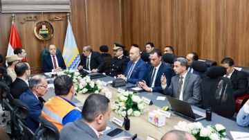 محافظ كفر الشيخ يترأس غرفة العمليات الرئيسية لانتخابات النواب صور