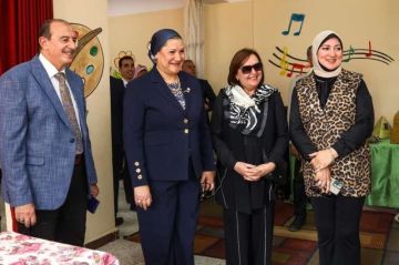 رئيسة المجلس القومي للطفولة والأمومة ومحافظ بني سويف يفتتحان الفرع القومي للمجلس بالمحافظة