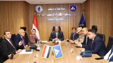 محافظ دمياط يتابع الانتخابات من مركز السيطرة والطوارئ