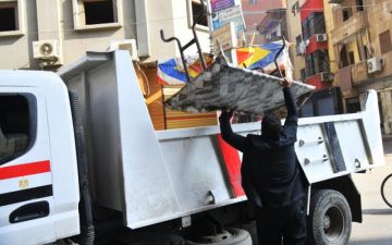 محافظة البحيرة.. إزالة 211 إشغال طريق فى دمنهور محافظة البحيرة.. إزالة 211 إشغال طريق فى دمنهور