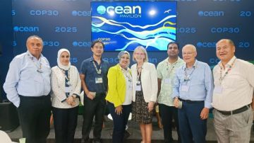 مركز المخاطر البحرية يشارك في إعداد إعلان بليم للمحيط بمؤتمر COP30 بالبرازيل