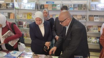 افتتاح معرض الكتاب بكلية الدراسات الإسلامية بنات بجامعة الأزهر بالإسكندرية