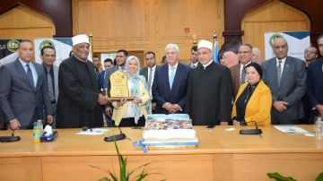 العلم والفن في خدمة الأطفال.. بروتوكول تعاون بين جامعة وخريجي الأزهر والبحث العلمى