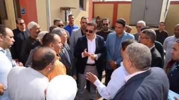 بدء التشغيل التجريبى لمحطتي رفع ومعالجة صرف صحي قورص وشطانوف