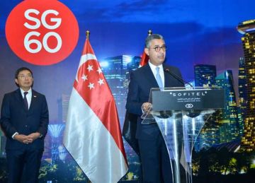 وزير التموين يشارك في احتفالية سفارة سنغافورة بالعيد الوطني للاستقلال الـ60