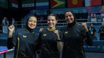 اتحاد تنس الطاولة يهنئ منتخب السيدات بالتأهل لنهائى دورة ألعاب التضامن الإسلامي