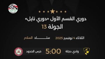 الإعلان عن حكام مباريات الثلاثاء في الجولة 13 من الدوري المصري