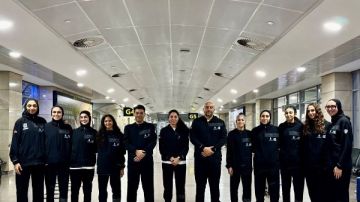 منتخب سيدات التايكوندو يطير إلى غينيا الاستوائية للمشاركة في بطولة العالم المصنفة G4 منتخب سيدات التايكوندو يطير إلى غينيا الاستوائية للمشاركة في بطولة العالم المصنفة G4