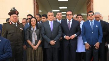 افتتاح توسعة وحدتي الغسيل الكلوي والعلاج بالأكسجين بالمركز الطبي لوزارة الإنتاج الحربي