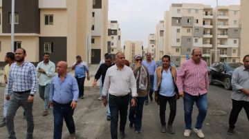 جولة ميدانية مكثفة لرئيس جهاز مدينة بدر لمتابعة مشروع الـ 92 عمارة