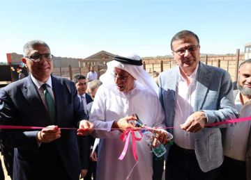 افتتاح مشروعات تنموية في الواحات البحرية على هامش زيارة وزيري الزراعة ومحافظ الجيزة