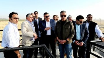 وزير الإسكان ومحافظ الفيوم يختتمان جولتهما بتفقد محطتي معالجة بطن أهريت و الحامولي 