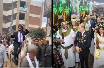 أزياء فرعونية وعنتر شايل سيفه.. حملات مرشحي البرلمان في مصر تثير تفاعلا أزياء فرعونية وعنتر شايل سيفه.. حملات مرشحي البرلمان في مصر تثير تفاعلا