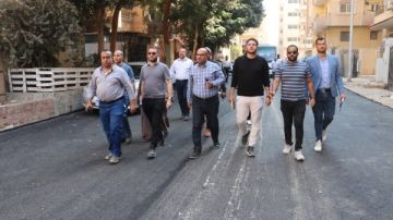 رئيس 6 أكتوبر يجرى جولة تفقدية مكثفة لمتابعة المشروعات والخدمات بالقطاع الجنوبى صور