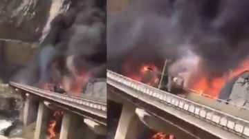 مرور المدينة المنورة يباشر حادث اصطدام حافلة تقل معتمرين هنود بشاحنة وقود