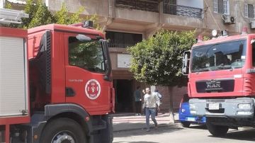 حريق في منزل بأسوان بسبب انفجار أسطوانة بوتاجاز حريق في منزل بأسوان بسبب انفجار أسطوانة بوتاجاز