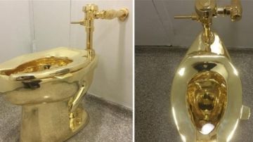 مرحاض أمريكا الذهبي معروض للبيع في مزاد .. وسعره بوزنه مرحاض أمريكا الذهبي معروض للبيع في مزاد .. وسعره بوزنه