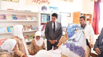 نائب محافظ مطروح يتفقد قافلة مطروح الخير بقرية علوش نائب محافظ مطروح يتفقد قافلة مطروح الخير بقرية علوش