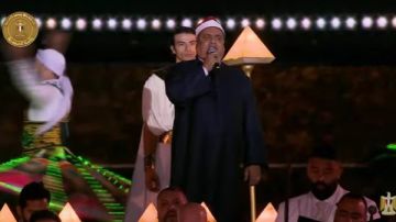 المنشد إيهاب يونس يروي كواليس مشاركته بحفل افتتاح المتحف الكبير خاص