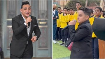 هنحب مين غيرها.. ابن رضا البحراوي يغني لـ مصر في حفل مدرسي هنحب مين غيرها.. ابن رضا البحراوي يغني لـ مصر في حفل مدرسي