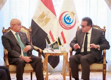 وزير الصحة يبحث مع نظيره العراقي سبل تعزيز التعاون المشترك وزير الصحة يبحث مع نظيره العراقي سبل تعزيز التعاون المشترك