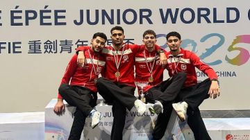 منتخب مصر لسلاح سيف المبارزة يفوز بذهبية كأس العالم تحت 20 سنة