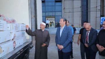 توزيع لحوم صكوك الأضاحى على الأسر الأولى بالرعاية في دمياط