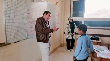 زيارة مفاجئة لمدير تعليم جنوب سيناء لمدارس وديان أبو رديس.. وتأكيد على تنمية مهارات القراءة