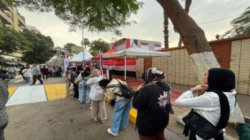 شاهد.. لجان الهرم تتزين بالناخبين فى الساعات الأولى اليوم