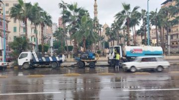 كيف تعاملت محافظة الإسكندرية مع نوة المكنسة.. الصرف الصحي توضح