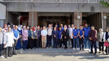 مستشفى دمياط العام تحصل على الاعتماد الدولى من الجمعية البريطانية