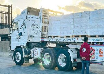 إدخال 375 شاحنة مساعدات إنسانية إلي قطاع غزة عبر بوابة معبر كرم أبو سالم إدخال 375 شاحنة مساعدات إنسانية إلي قطاع غزة عبر بوابة معبر كرم أبو سالم