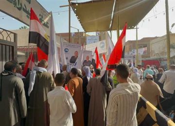 إقبال الناخبين على لجان التصويت قبل غلق اللجان في المنيا