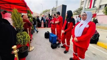 الهلال الأحمر المصري يشارك في تقديم الدعم للناخبين خلال المرحلة الثانية من انتخابات النواب 