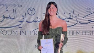 تكريم ميران عبد الوارث في ختام الدورة الثانية من مهرجان الفيوم