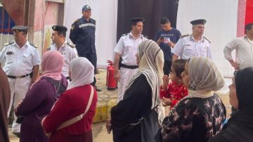 الشرطة في قلب الحدث.. حضور ميداني لتأمين الانتخابات وخدمة المواطنين بالبحر الأعظم