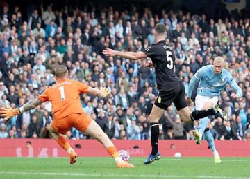 هالاند يتوج بجائزة أفضل لاعب في مباراة مانشستر سيتي وبورنموث