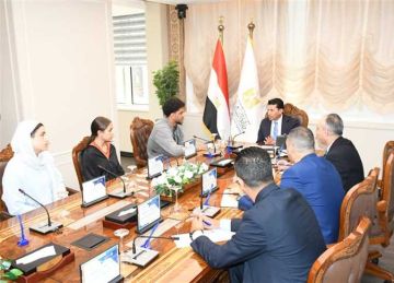 وزير الشباب والرياضة يلتقي أبطال المشروع القومي للموهبة والبطل الأوليمبي