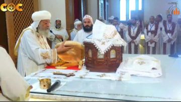 البابا تواضروس يترأس صلوات تدشين كنيسة العذراء والقديس مار مرقس بـ 6 أكتوبر