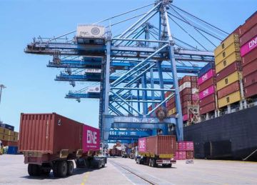 بينها سكر وحديد وقمح مينا دمياط يستقبل 46 ألف طن بضائع اليوم