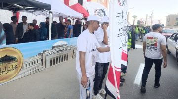 شباب الجبهة الوطنية ينظمون الدخول بلجنة محمد كريم في الجيزة
