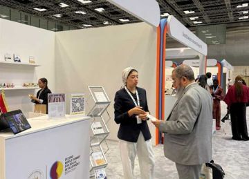 إقبال على جناح التضامن في فعاليات مؤتمر القمة العالمية الثانية للتنمية الاجتماعية بالدوحة إقبال على جناح التضامن في فعاليات مؤتمر القمة العالمية الثانية للتنمية الاجتماعية بالدوحة