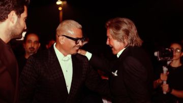 السقا ضيف حفل عمرو دياب في أبو ظبي صور