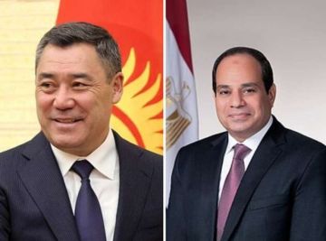 تفاصيل استقبال ومباحثات الرئيس السيسي ورئيس الجمهورية القرغيزية تفاصيل استقبال ومباحثات الرئيس السيسي ورئيس الجمهورية القرغيزية