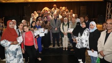 محافظ بني سويف يشهد احتفالية تكريم العاملين المتميزين بالتضامن الاجتماعي