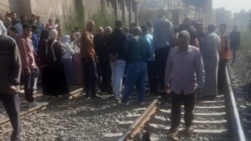 مصرع طالبة صدمها قطار خلال عبورها مزلقان الكوبري العلوي بدمنهور