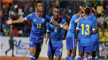 كاب فيردي يتقدم علي منتخب مصر بالهدف الأول عن طريق ركلة جزاء